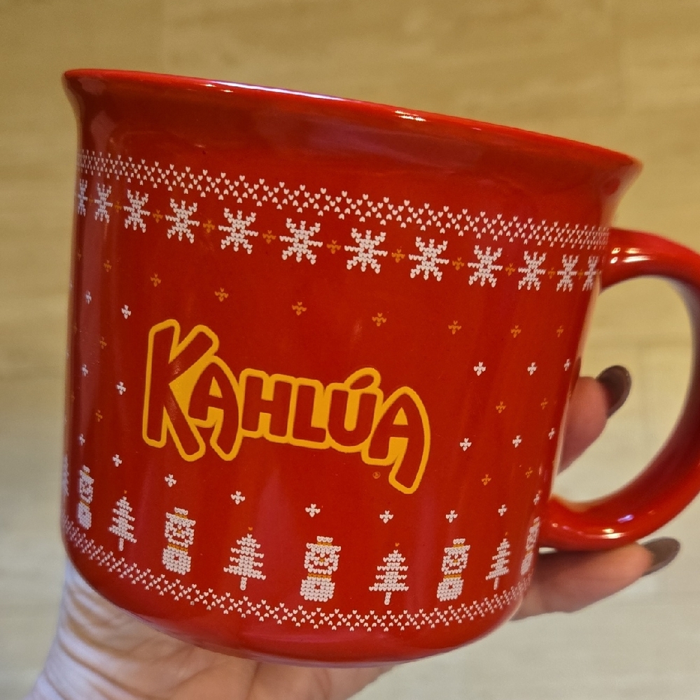 Kahlua Red Holiday Ceramic Mug